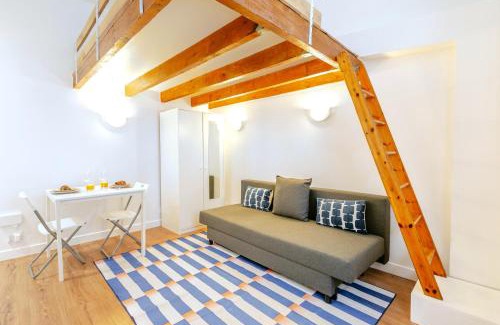 Epinettes Apartment | Studio cool avec mezzanine 17ème arrondissement