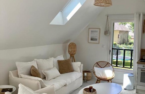 Lancieux Apartment | Studio cosy avec coin jardin