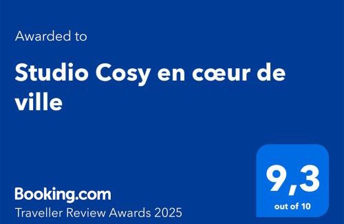 Centre Ville Apartment | Studio Cosy en cœur de ville
