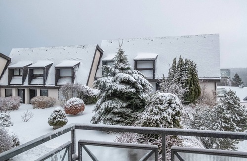 Schoenwald Apartment | Studio 'Schwarzwaldblick F with Pool App 3' with Balcony and Wi-Fi