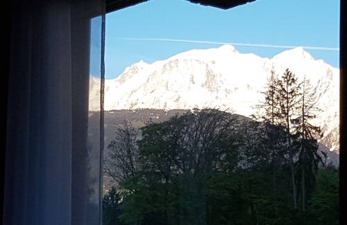 Domancy Apartment | Studio facing Mt Blanc plus pool