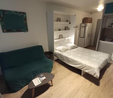 Merville-Franceville-Plage Apartment | Studio bord de mer en résidence MERVILLE FRANCEVILLE PLAGE