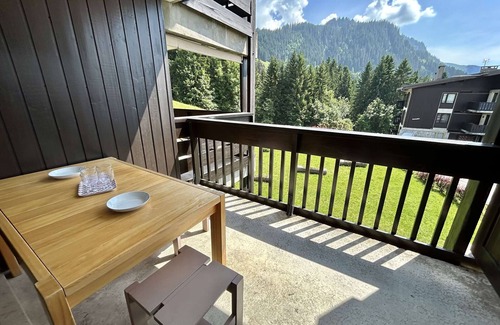 Le Planellet Apartment | Studio in Megève with underground parking and ski locker