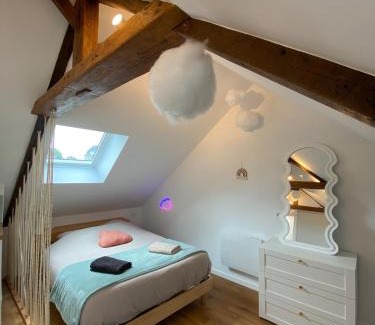 Saint-Brieuc Apartment | Studio La Poésie des Nuages Douceur et Légèreté à Saint-Brieuc