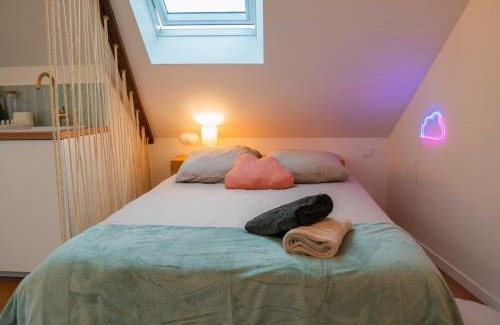 Saint-Brieuc Apartment | Studio La Poésie des Nuages Douceur et Légèreté à Saint-Brieuc