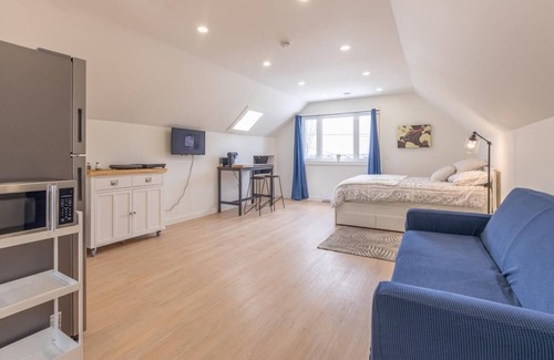 Tusket Apartment | Studio loft overlooking quaint village of Tusket.