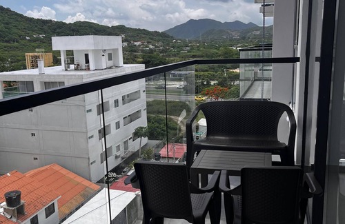 Pozos Colorados Apartment | Studio-loft with amazing view to the ocean and mountains.