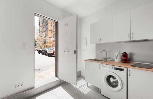 Cruz de Humilladero Apartment | Studio 'Maria Zambrano' with Wi-Fi and Air Conditioning