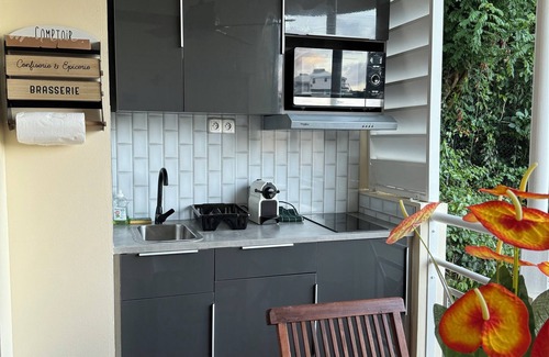 Tartane Apartment | STUDIO MESANGE TARTANE BEACH 200m FROM SWIMMINGPOOL SEA VIEW