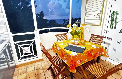 Tartane Apartment | STUDIO MESANGE TARTANE BEACH 200m FROM SWIMMINGPOOL SEA VIEW