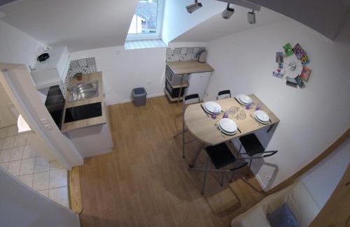 Pau-Sud Apartment | Studio mezzanine des Eaux Vives