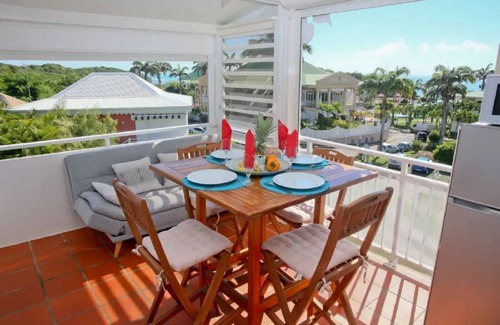 Anse des Rochers Apartment | Studio Mojito sea view water basin