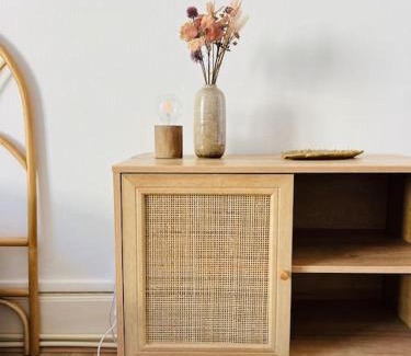 Luxeuil-les-Bains Apartment | Studio Renard, style bohème et atypique, Curistes