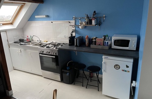 Donville-les-Bains Apartment | Studio, SEA VIEW. 300m from the beach