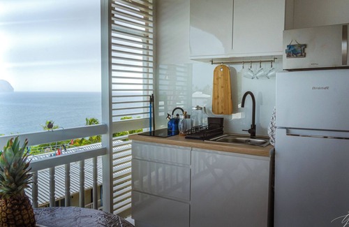 Le Diamant Apartment | Studio Tout Confort Climatisé vue Mer, Piscine et 5mn de la Plage