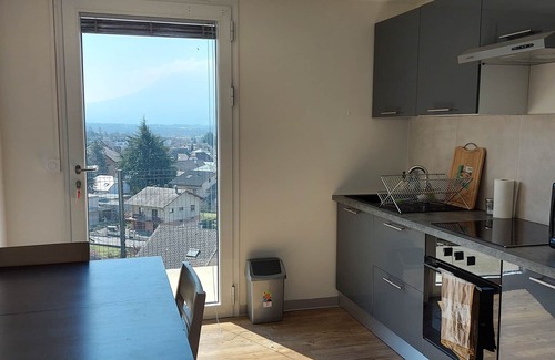 Saint-Alban-Leysse Apartment | Studio with breathtaking view + exterior/numerous hiking trails