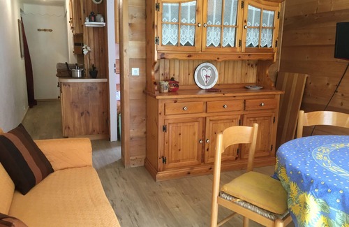 Les Houches Apartment | Studio with view of the Mont Blanc range and close to the Village
