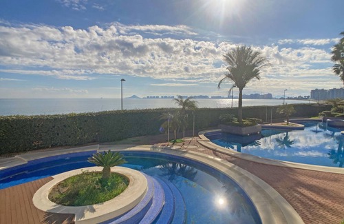 San Javier Apartment | Stunning apartment with huge terrace front line to the Mediterránean