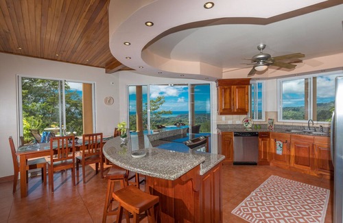 Ciudad Cortes House | Stunning 180 degree Ocean, Mountain and Jungle Views!