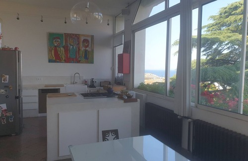 Bastia House | Stunning 19th century Maison de Maître with sea view swimming pool in garden centre ville