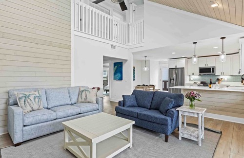Ocean Isle Beach Cottage | Stunning 4BR House with Hot Tub & Putting Green - the Ultimate Coastal Retreat