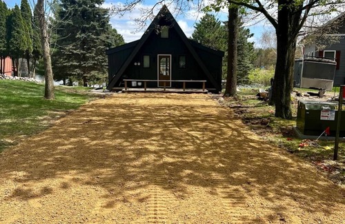 Nekoosa Cabin | Stunning A-Frame on Lake Sherwood near Sand Valley
