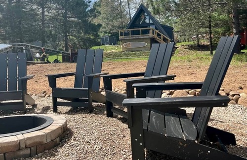 Nekoosa Cabin | Stunning A-Frame on Lake Sherwood near Sand Valley