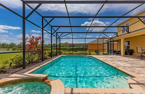 Watersong Villa | Stunning and spacious, Lake View Home with Private South Facing Pool and Spa