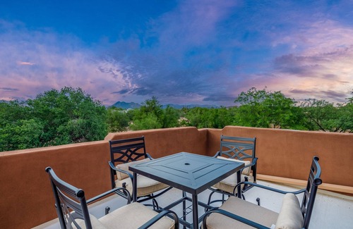Desert View Village House | Stunning Arizona estate with mountain views, a heated pool, game room, & hot tub