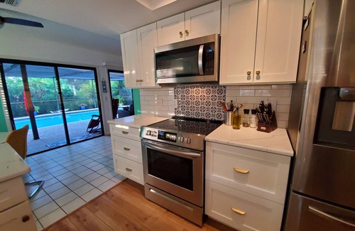 North Port House | Stunning Heated Pool Home Convenient to Everything