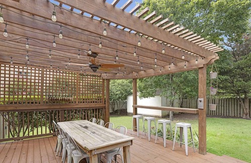 Charlotte House | Stunning Huge Home, Pergola & Fenced in Yard