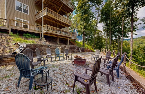 Lakeside Estates House | Stunning Lakeview Home with game room, fire pit, dock, & hot tub