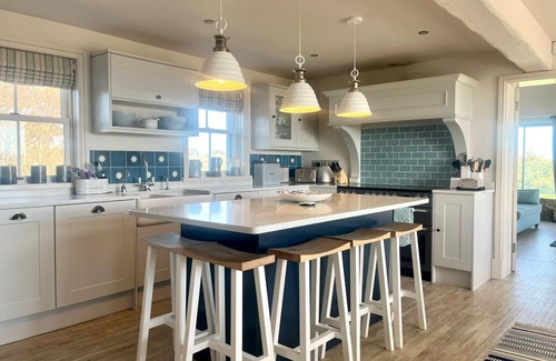 Rhoscolyn House | Stunning luxury stay, with hot tub, tennis court and sea views. Sleeping 16-18.