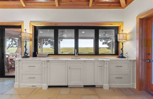 Sea Island House | Stunning, Marshfront, Completely Renovated, Sea Island, 6 Bed. Oasis w/a Dock