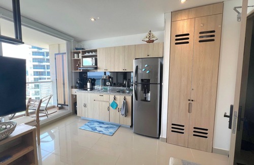 Historic Center Apartment | STUNNING NEW APARTMENT, 2 BALCONIES OCEAN VIEW ROOFTOP POOL DOWNTOWN SANTA MARTA