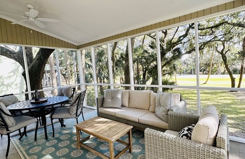 Tarpon Pond House | Stunning Newly Renovated Tarpon Pond Cottage Golf & Marsh Views Seabrook Island