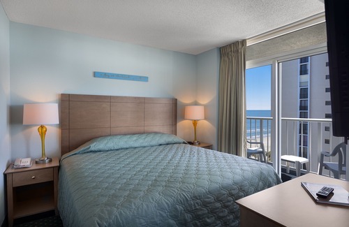 Arcadian Shores Resort | Stunning Ocean View 2 Bedroom Condo + Official On-Site Rental Privileges