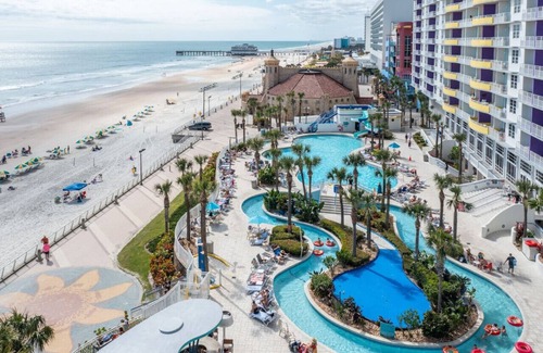 Brush - Stewarts Apartment | Stunning Oceanfront 1-Bedroom Renovation on 12th Floor at Wyndham Oceanwalk