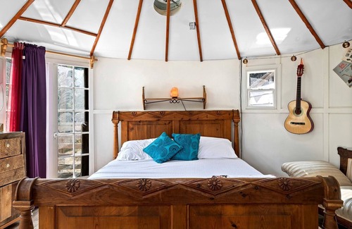 Leona Valley Cabin | Stunning, Pet-Friendly Yurt Rental on a 12-Acre Ranch in Palmdale, California