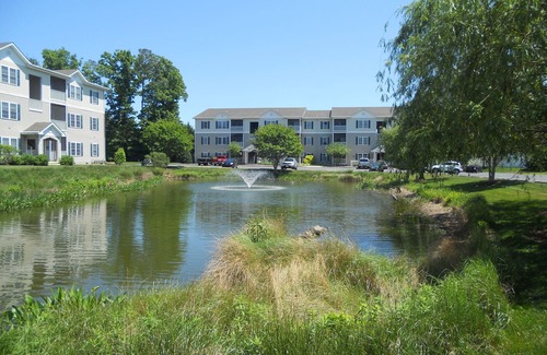 Rehoboth Beach Condo | Stunning pool view from your private condo oasis