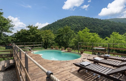 Borgo San Lorenzo Villa | Stunning private villa with WIFI, private pool, TV, patio and panoramic view, close to Florence
