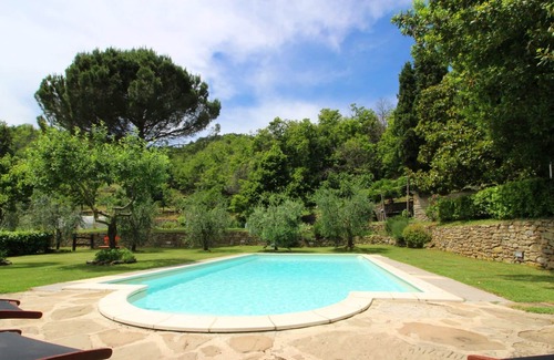 Castel Focognano Villa | Stunning private villa for 4 guests with WIFI, private pool, TV, pets allowed and parking