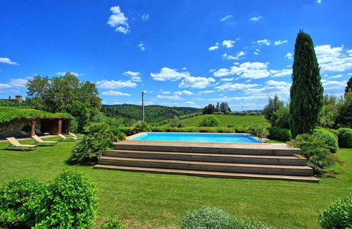 Monsanto Villa | Stunning private villa with private pool, A/C, WIFI, patio, panoramic view, close to San Gimignano