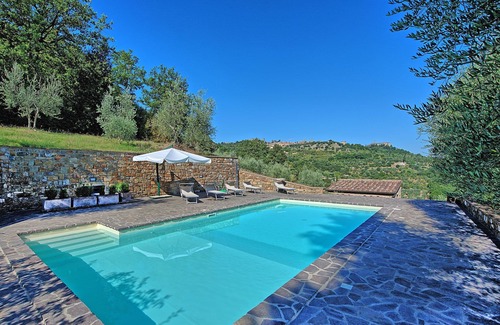 Montalcino Villa | Stunning private villa for 8 people with WIFI, private pool, patio and panoramic view