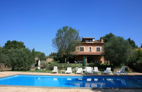 Corchiano Villa | Stunning private villa for 14 guests with WIFI, A/C, private pool, TV, terrace and pets allowed