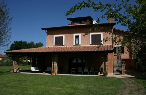Corchiano Villa | Stunning private villa for 14 guests with WIFI, A/C, private pool, TV, terrace and pets allowed