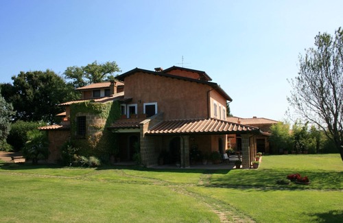 Corchiano Villa | Stunning private villa for 14 guests with WIFI, A/C, private pool, TV, terrace and pets allowed