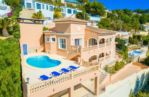 Benimeit Villa | Stunning private villa for 8 people with A/C, private pool, WIFI, TV, terrace and panoramic view