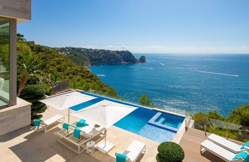 Cap de la Nau Villa | Stunning private villa for 8 guests with WIFI, private pool, A/C, TV, terrace and panoramic view