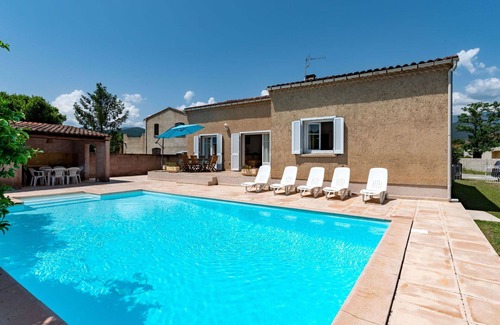 Prunelli-di-Fiumorbo House | Stunning private villa for 6 people with WIFI, private pool, A/C, TV and terrace